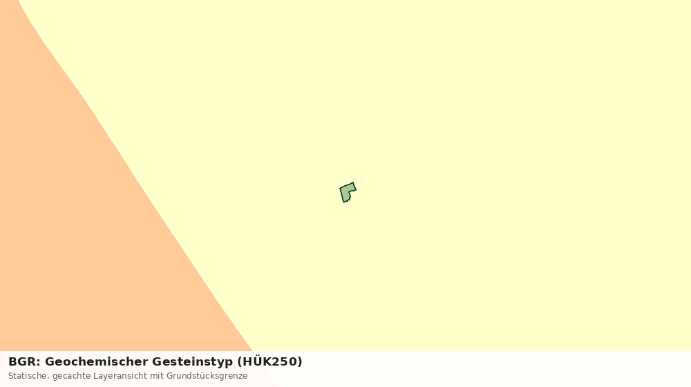 Statische Kartenansicht: BGR: Geochemischer Gesteinstyp (HÜK250)