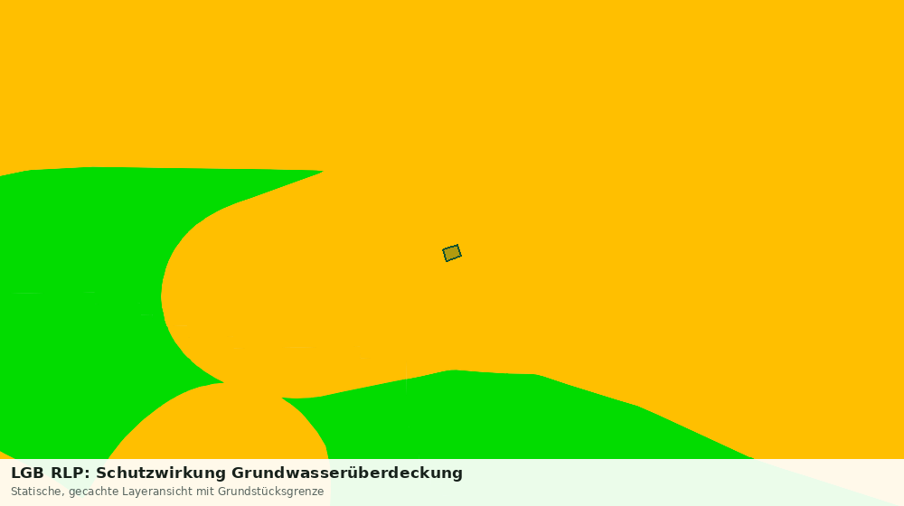 Statische Kartenansicht: LGB RLP: Schutzwirkung Grundwasserüberdeckung