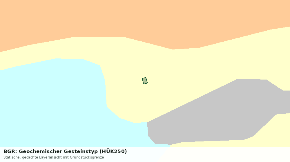 Statische Kartenansicht: BGR: Geochemischer Gesteinstyp (HÜK250)