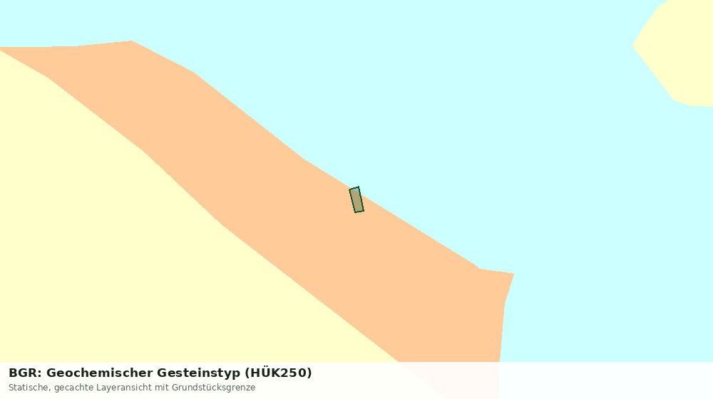 Statische Kartenansicht: BGR: Geochemischer Gesteinstyp (HÜK250)