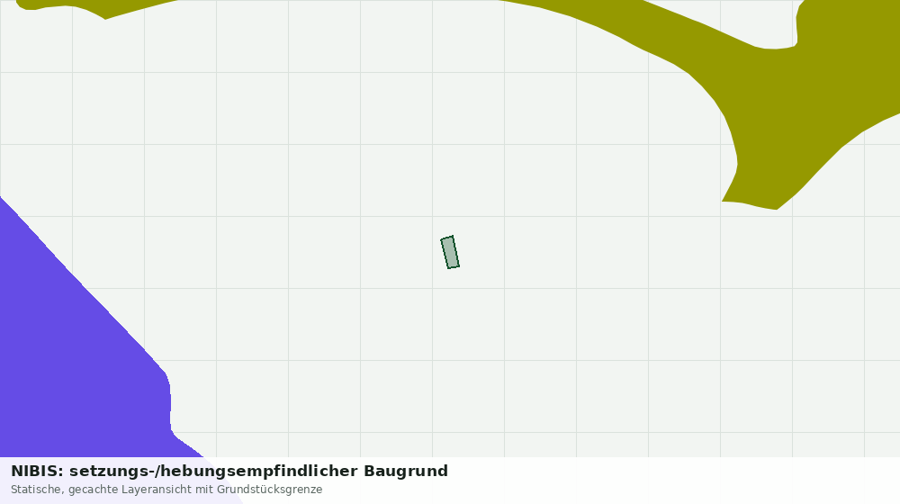 Statische Kartenansicht: NIBIS: setzungs-/hebungsempfindlicher Baugrund
