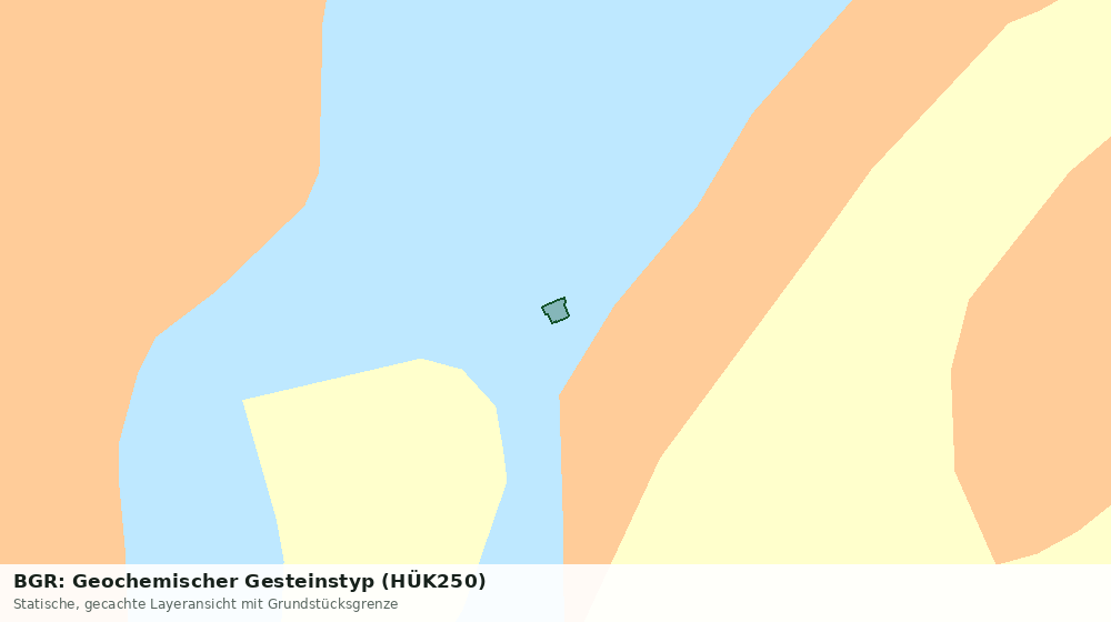 Statische Kartenansicht: BGR: Geochemischer Gesteinstyp (HÜK250)