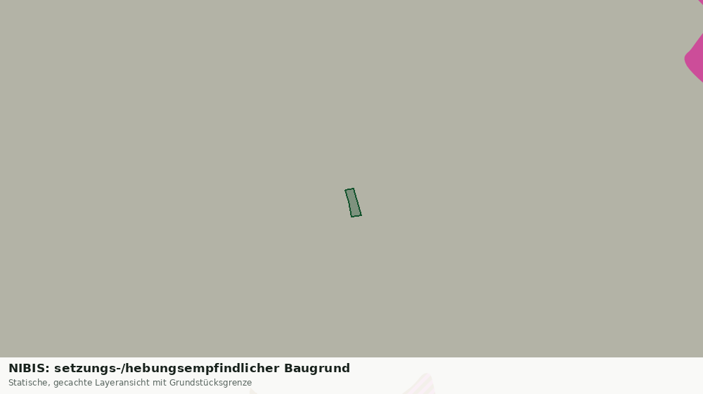 Statische Kartenansicht: NIBIS: setzungs-/hebungsempfindlicher Baugrund
