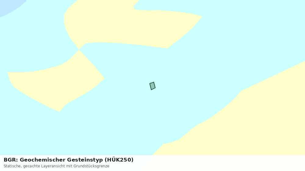 Statische Kartenansicht: BGR: Geochemischer Gesteinstyp (HÜK250)