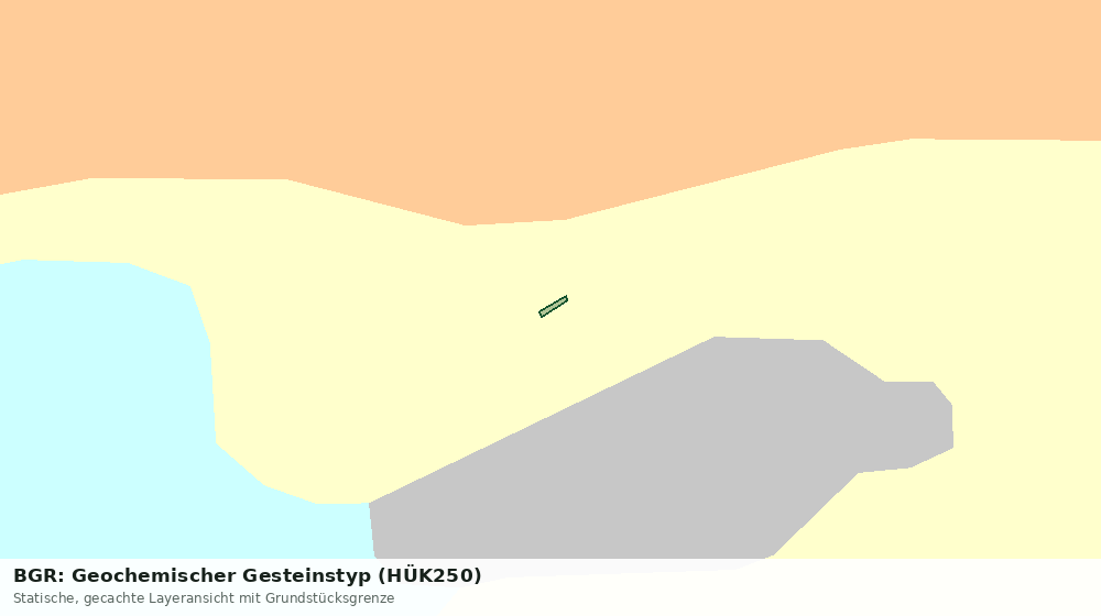 Statische Kartenansicht: BGR: Geochemischer Gesteinstyp (HÜK250)