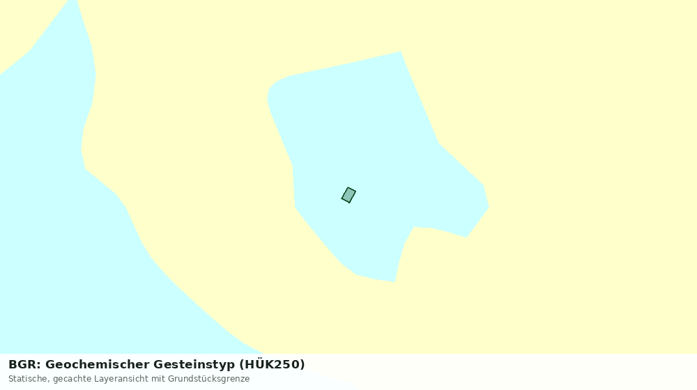 Statische Kartenansicht: BGR: Geochemischer Gesteinstyp (HÜK250)