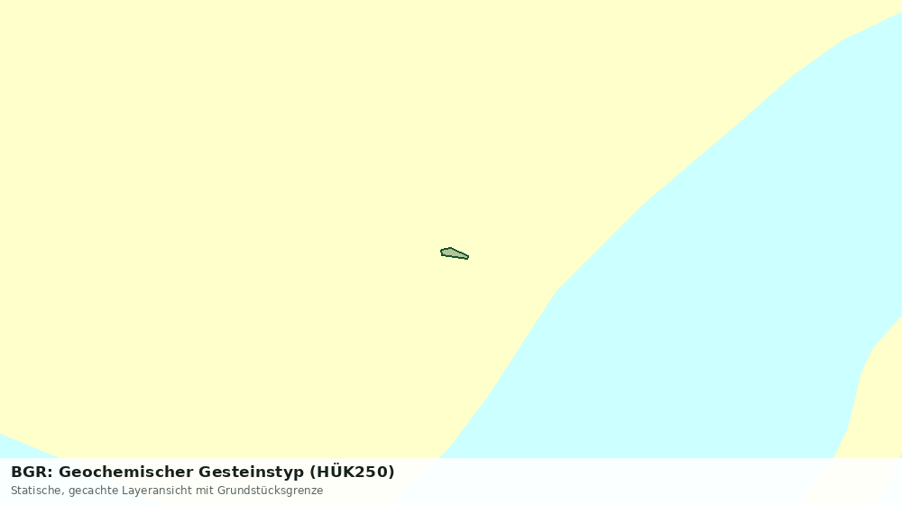 Statische Kartenansicht: BGR: Geochemischer Gesteinstyp (HÜK250)
