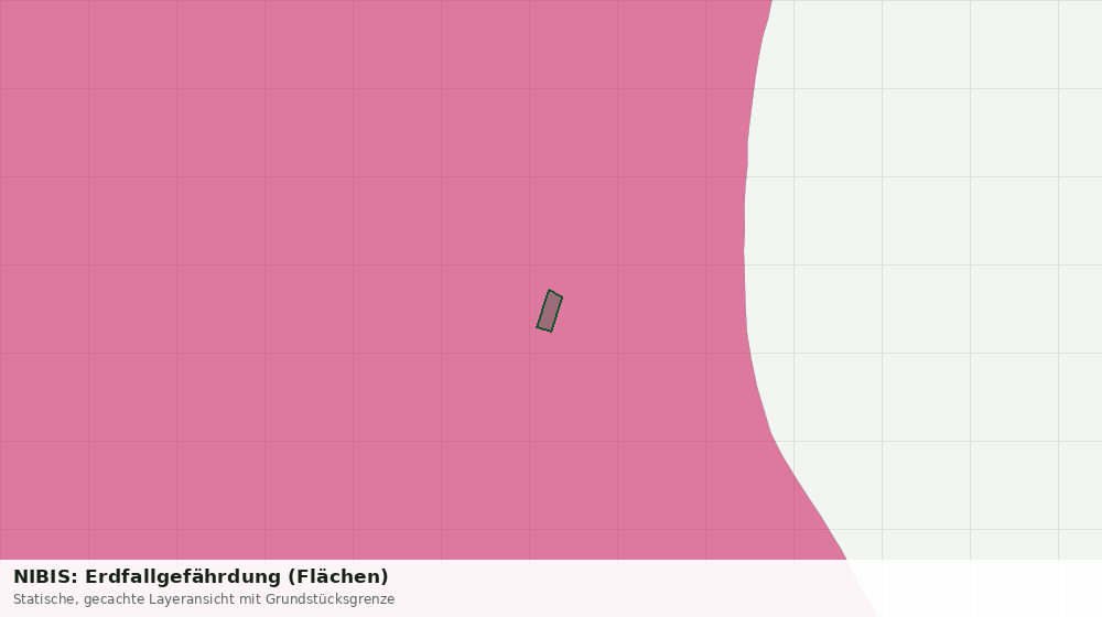 Statische Kartenansicht: NIBIS: Erdfallgefährdung (Flächen)
