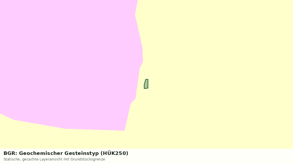 Statische Kartenansicht: BGR: Geochemischer Gesteinstyp (HÜK250)