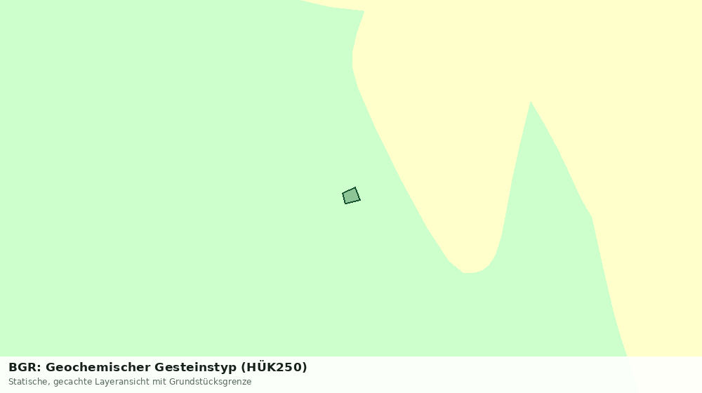 Statische Kartenansicht: BGR: Geochemischer Gesteinstyp (HÜK250)