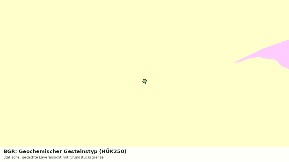 Statische Kartenansicht: BGR: Geochemischer Gesteinstyp (HÜK250)