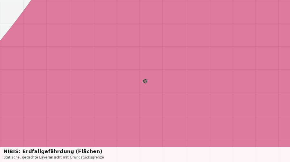 Statische Kartenansicht: NIBIS: Erdfallgefährdung (Flächen)
