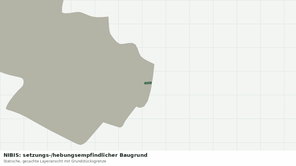 Statische Kartenansicht: NIBIS: setzungs-/hebungsempfindlicher Baugrund
