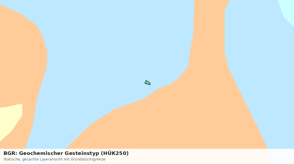 Statische Kartenansicht: BGR: Geochemischer Gesteinstyp (HÜK250)