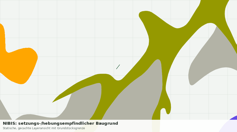 Statische Kartenansicht: NIBIS: setzungs-/hebungsempfindlicher Baugrund