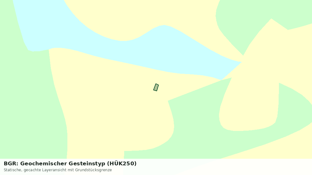 Statische Kartenansicht: BGR: Geochemischer Gesteinstyp (HÜK250)