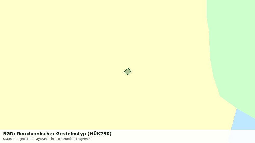 Statische Kartenansicht: BGR: Geochemischer Gesteinstyp (HÜK250)