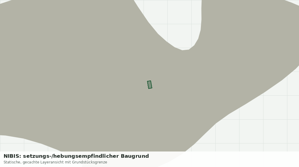 Statische Kartenansicht: NIBIS: setzungs-/hebungsempfindlicher Baugrund