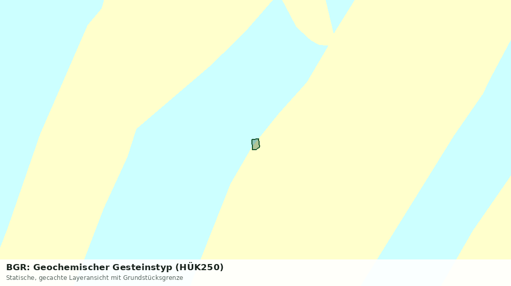 Statische Kartenansicht: BGR: Geochemischer Gesteinstyp (HÜK250)