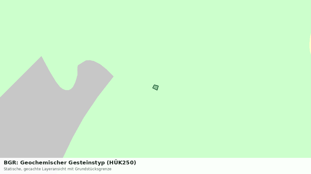 Statische Kartenansicht: BGR: Geochemischer Gesteinstyp (HÜK250)