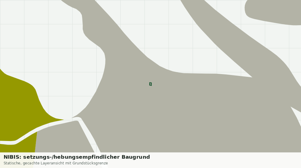 Statische Kartenansicht: NIBIS: setzungs-/hebungsempfindlicher Baugrund