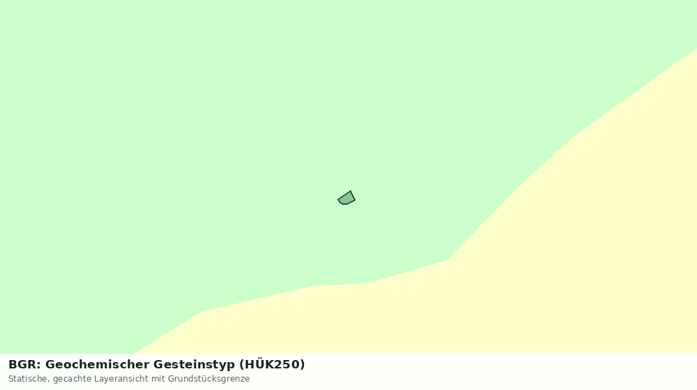 Statische Kartenansicht: BGR: Geochemischer Gesteinstyp (HÜK250)