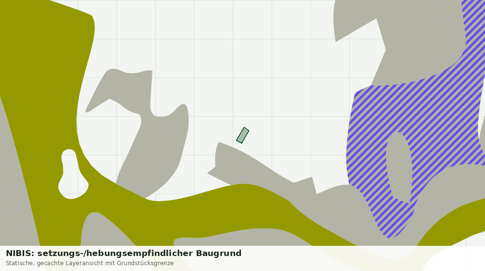Statische Kartenansicht: NIBIS: setzungs-/hebungsempfindlicher Baugrund