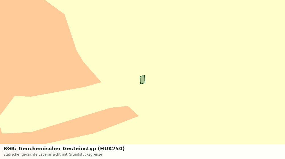 Statische Kartenansicht: BGR: Geochemischer Gesteinstyp (HÜK250)