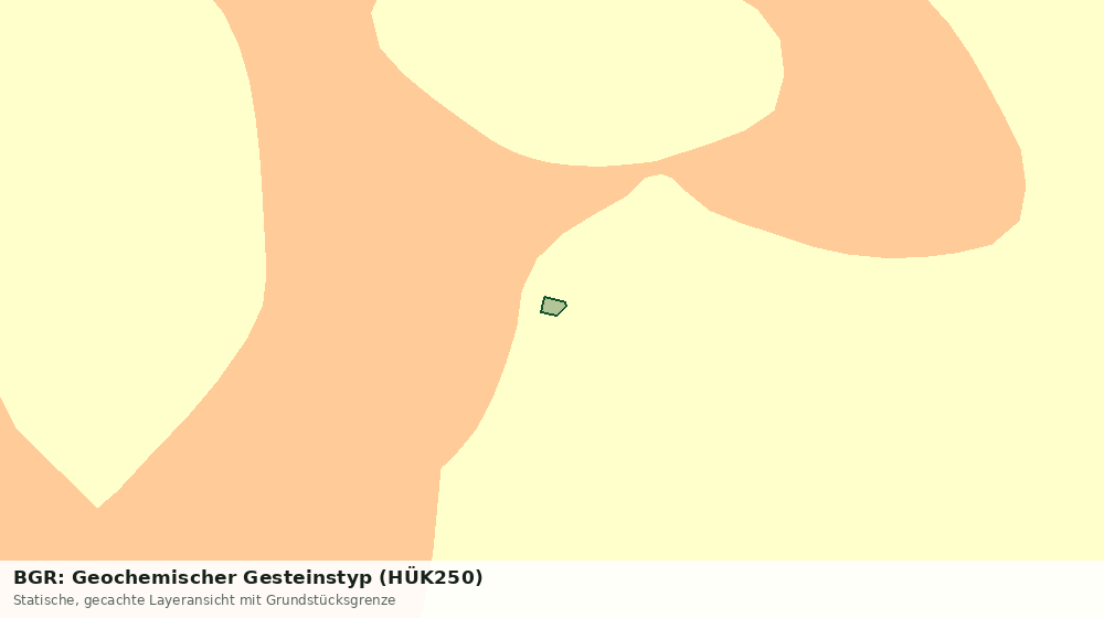 Statische Kartenansicht: BGR: Geochemischer Gesteinstyp (HÜK250)