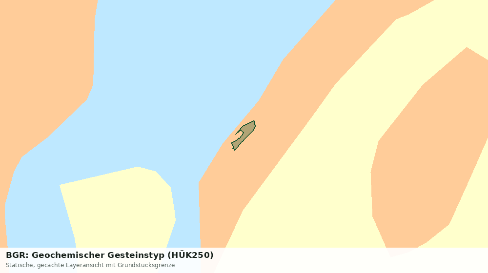 Statische Kartenansicht: BGR: Geochemischer Gesteinstyp (HÜK250)