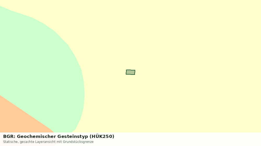 Statische Kartenansicht: BGR: Geochemischer Gesteinstyp (HÜK250)