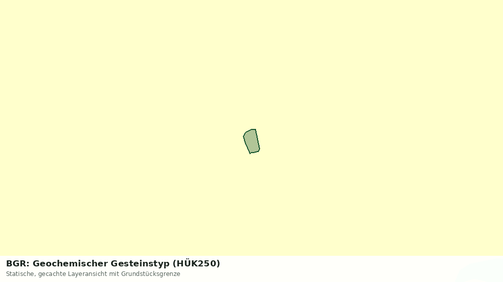 Statische Kartenansicht: BGR: Geochemischer Gesteinstyp (HÜK250)