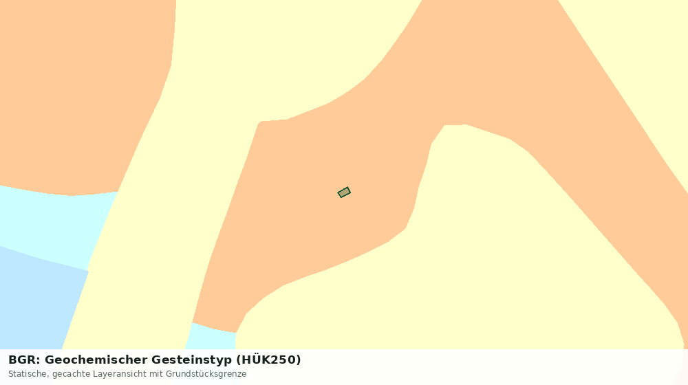 Statische Kartenansicht: BGR: Geochemischer Gesteinstyp (HÜK250)