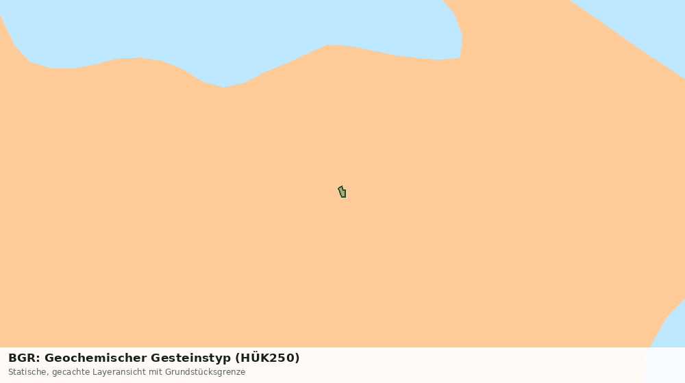 Statische Kartenansicht: BGR: Geochemischer Gesteinstyp (HÜK250)