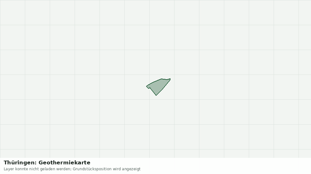 Statische Kartenansicht: Thüringen: Geothermiekarte