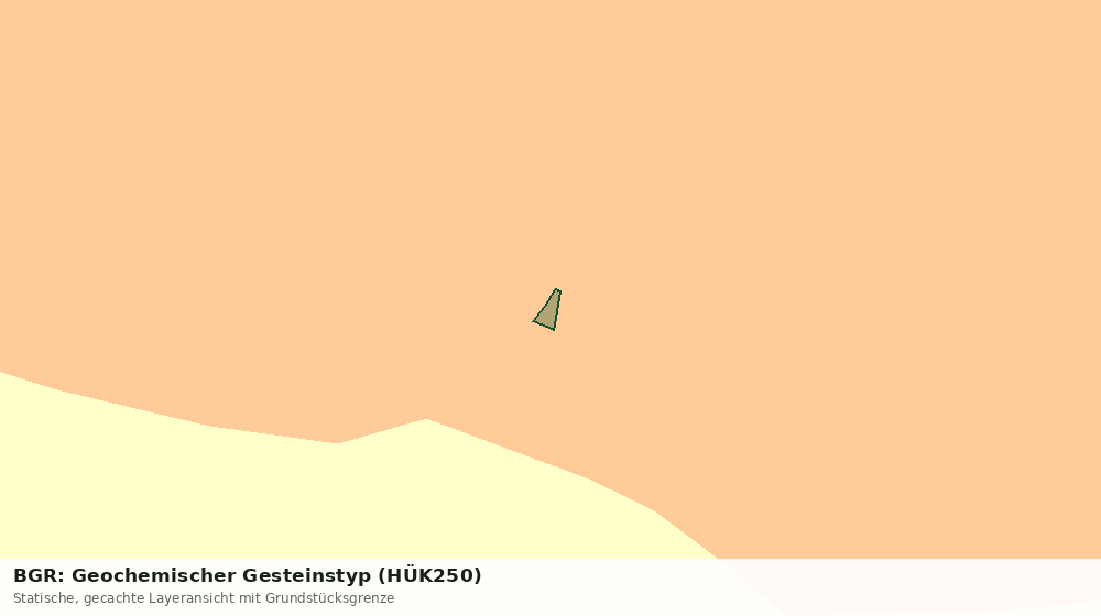 Statische Kartenansicht: BGR: Geochemischer Gesteinstyp (HÜK250)