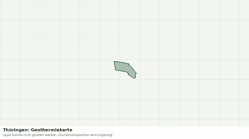 Statische Kartenansicht: Thüringen: Geothermiekarte