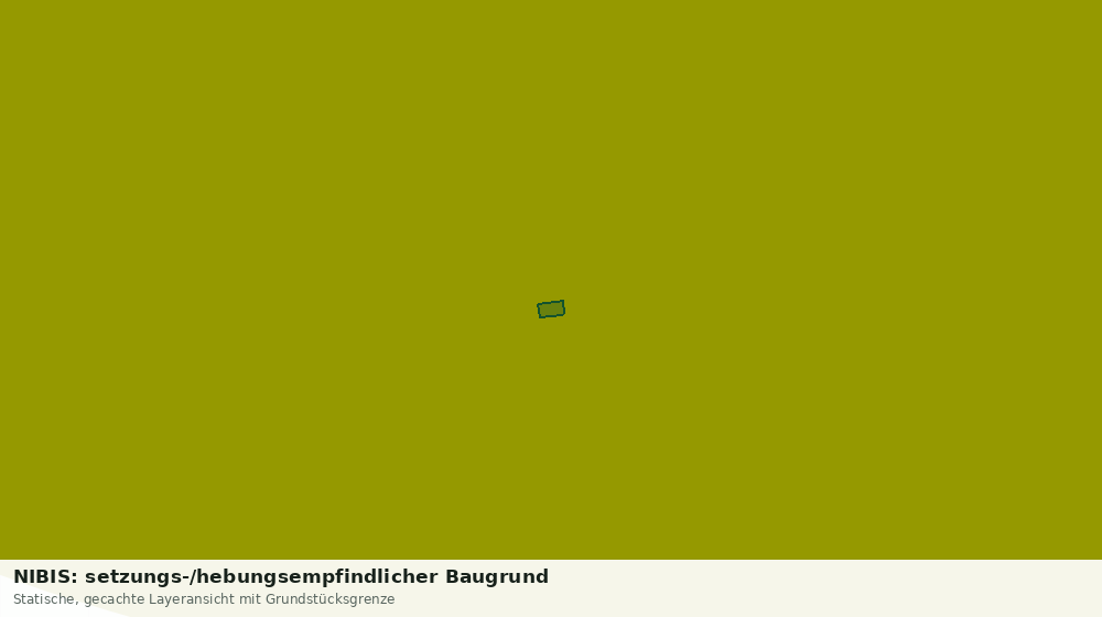 Statische Kartenansicht: NIBIS: setzungs-/hebungsempfindlicher Baugrund