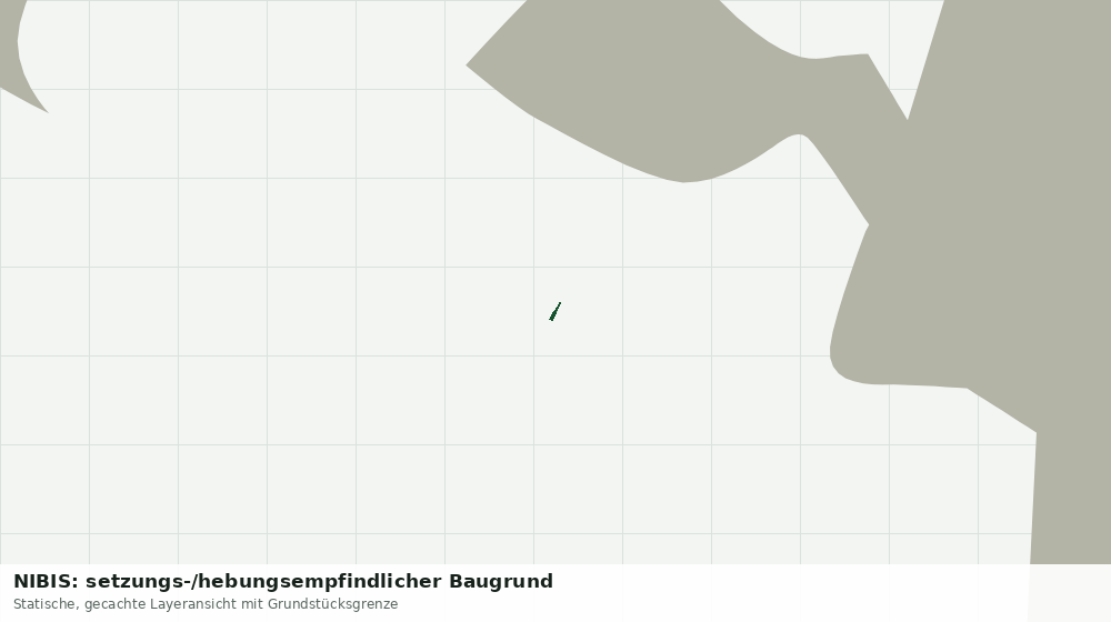 Statische Kartenansicht: NIBIS: setzungs-/hebungsempfindlicher Baugrund