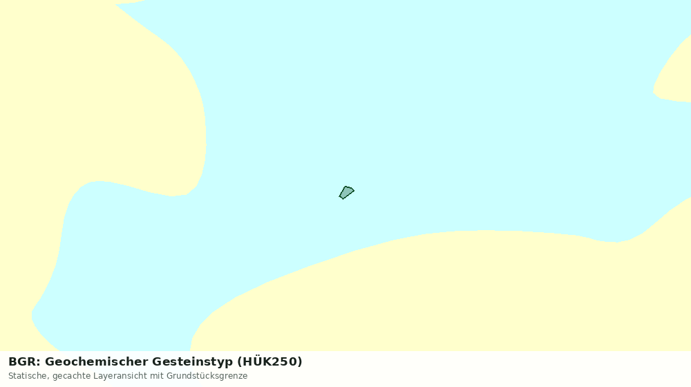 Statische Kartenansicht: BGR: Geochemischer Gesteinstyp (HÜK250)