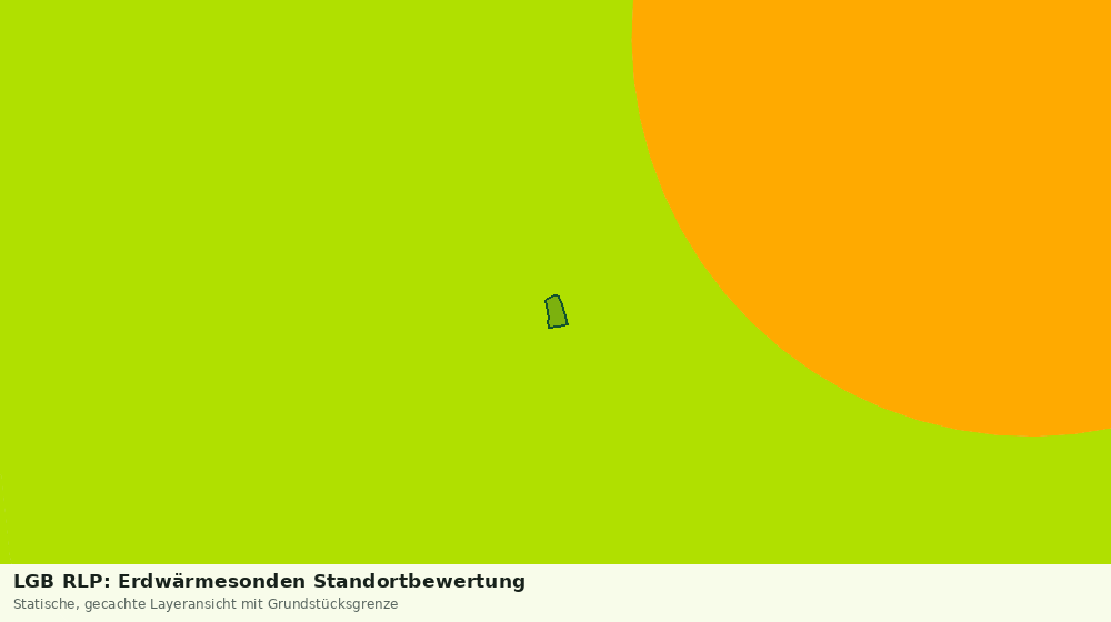 Statische Kartenansicht: LGB RLP: Erdwärmesonden Standortbewertung