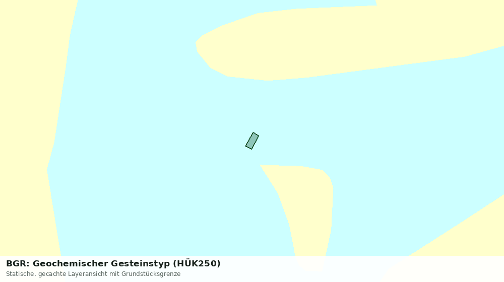 Statische Kartenansicht: BGR: Geochemischer Gesteinstyp (HÜK250)