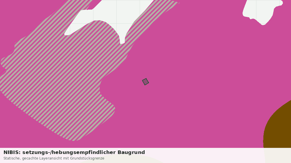 Statische Kartenansicht: NIBIS: setzungs-/hebungsempfindlicher Baugrund
