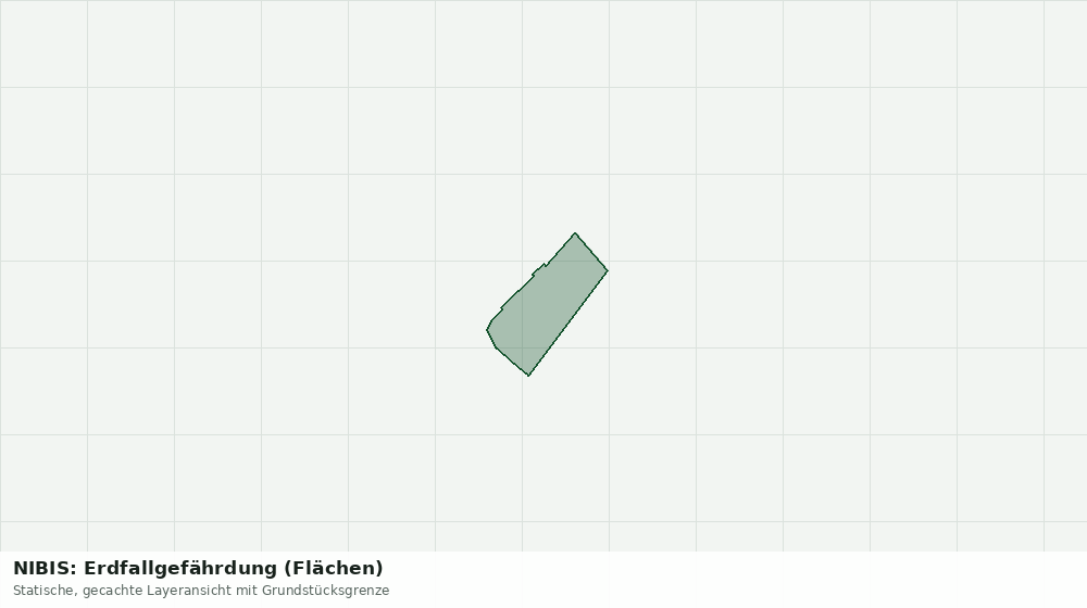 Statische Kartenansicht: NIBIS: Erdfallgefährdung (Flächen)