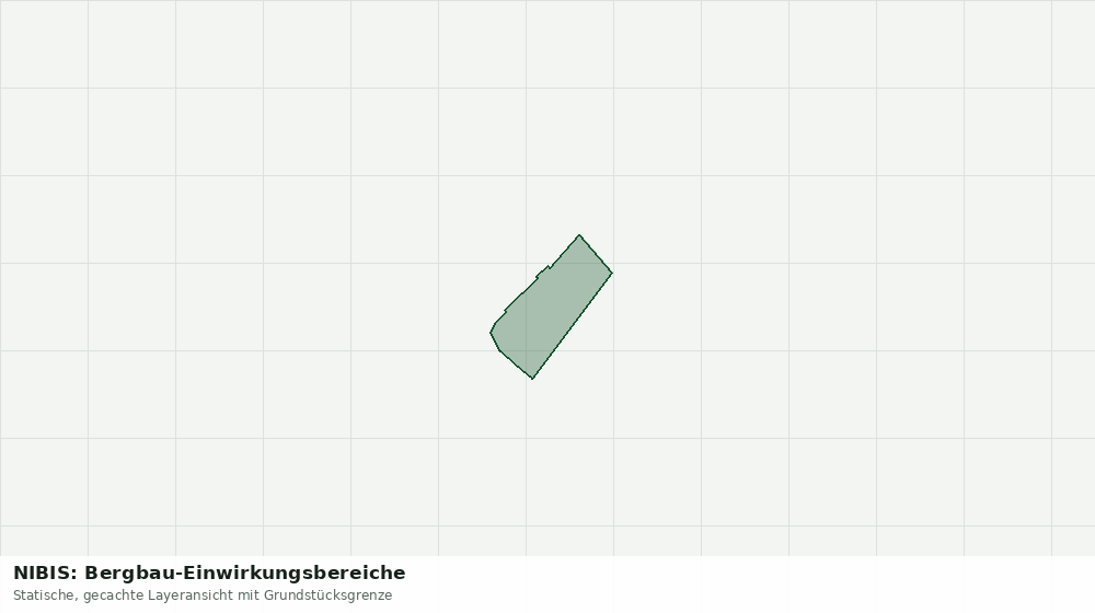 Statische Kartenansicht: NIBIS: Bergbau-Einwirkungsbereiche