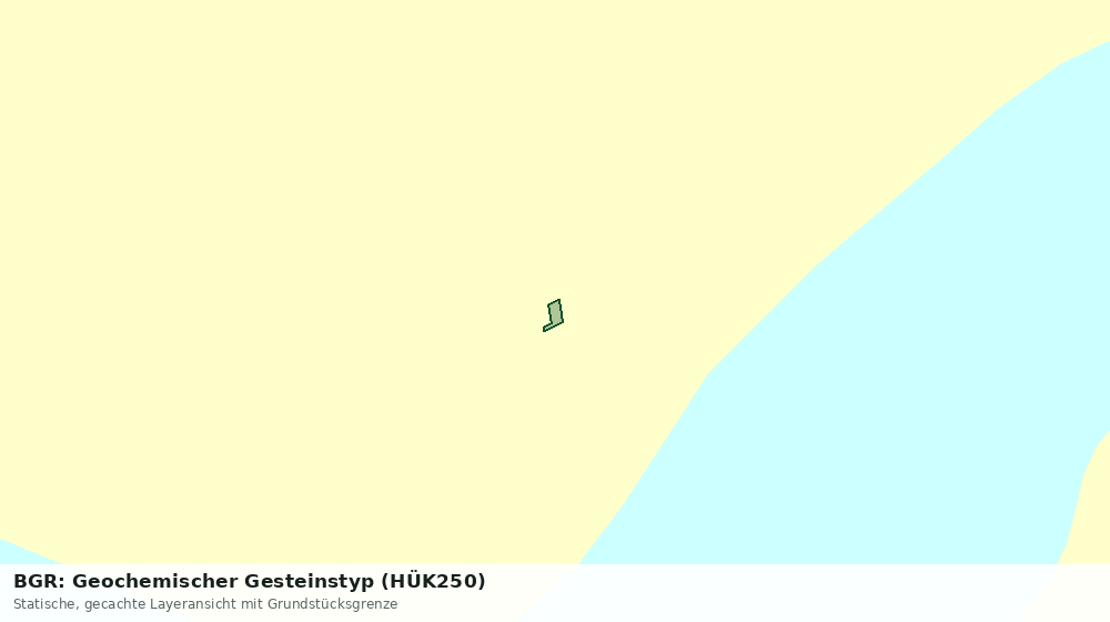 Statische Kartenansicht: BGR: Geochemischer Gesteinstyp (HÜK250)