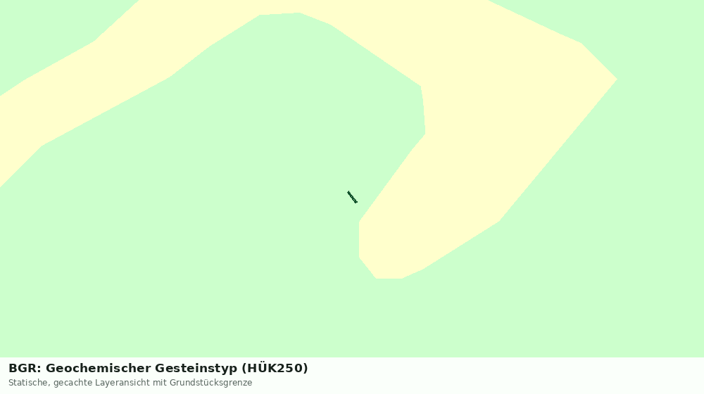 Statische Kartenansicht: BGR: Geochemischer Gesteinstyp (HÜK250)
