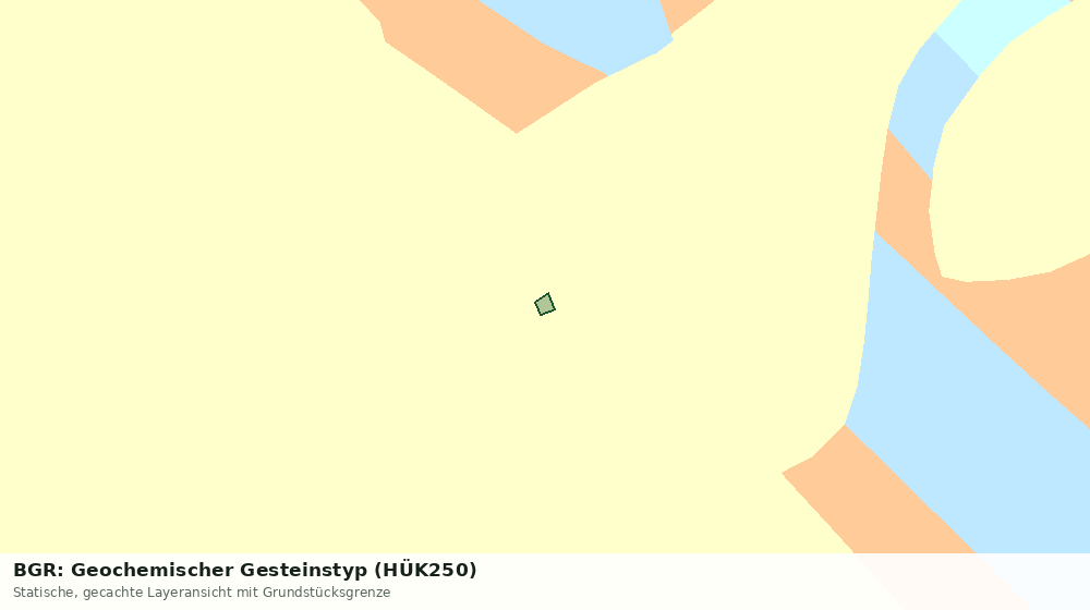 Statische Kartenansicht: BGR: Geochemischer Gesteinstyp (HÜK250)