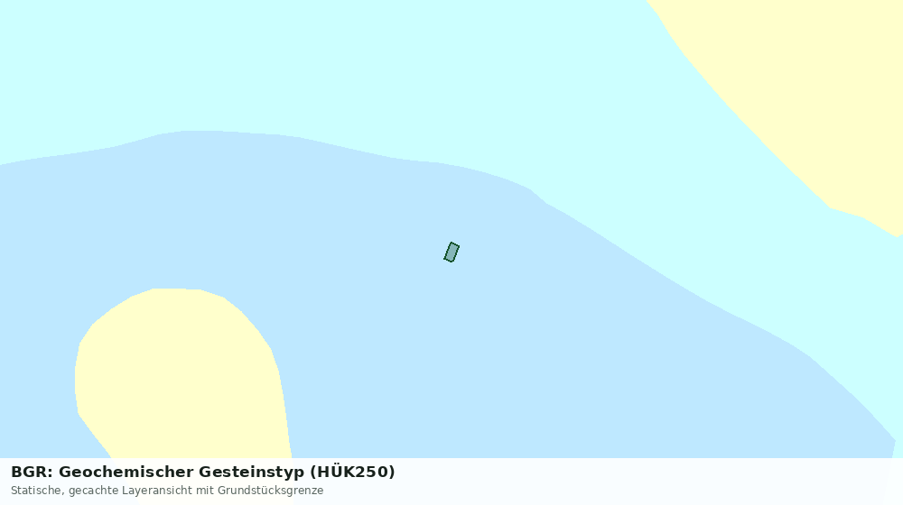 Statische Kartenansicht: BGR: Geochemischer Gesteinstyp (HÜK250)