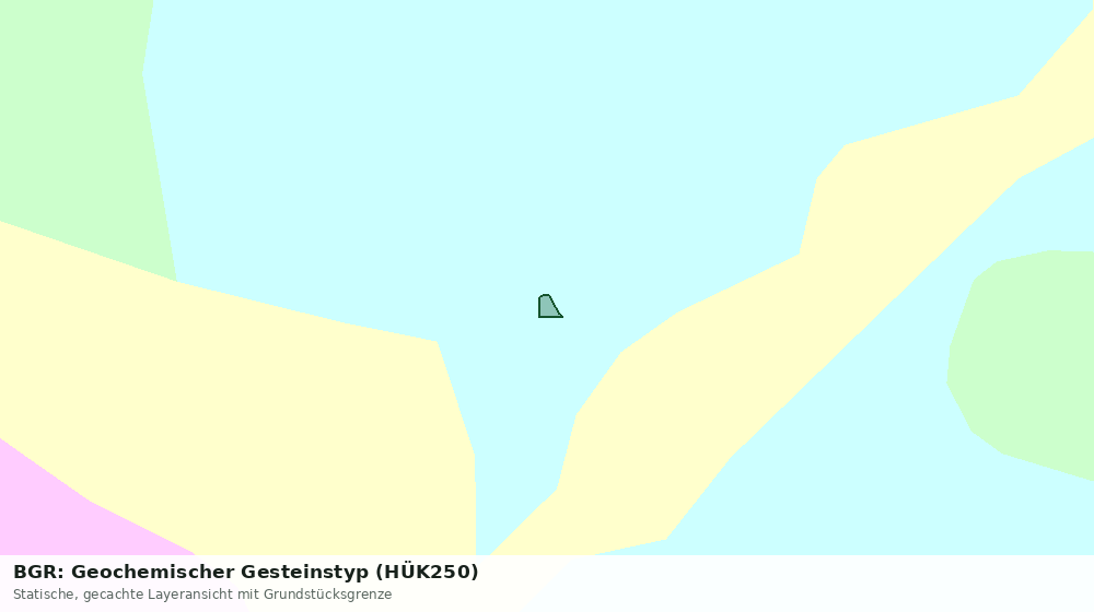 Statische Kartenansicht: BGR: Geochemischer Gesteinstyp (HÜK250)